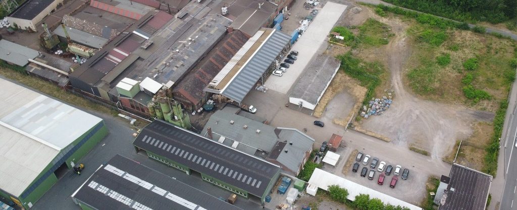 Foundry department in a steelworks
