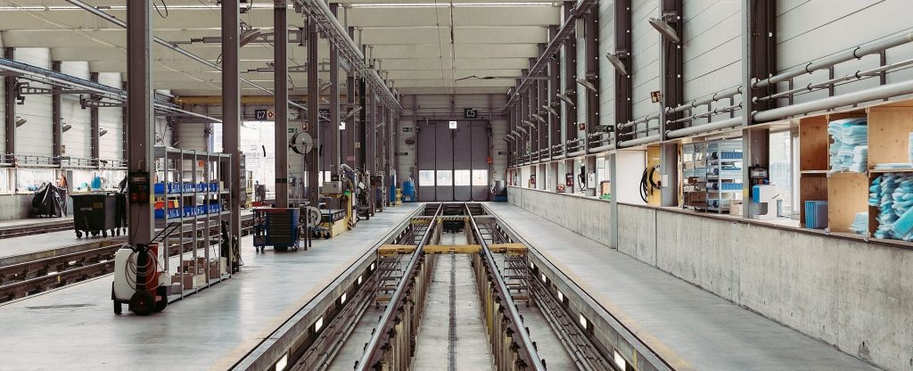 Industrial assembly line