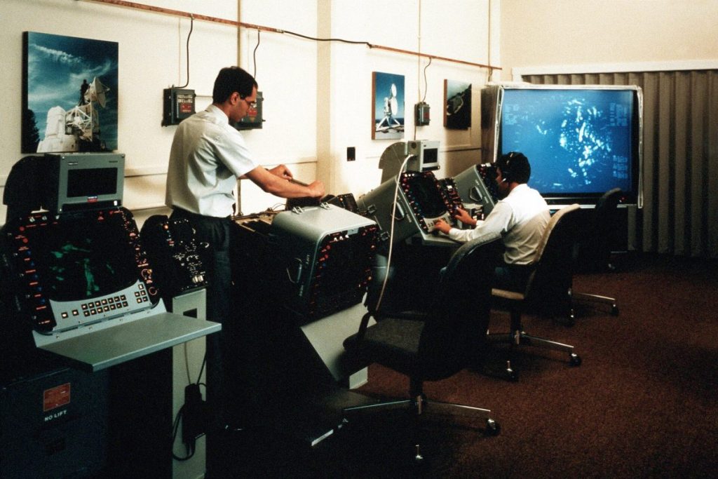Technician working on an electronic board